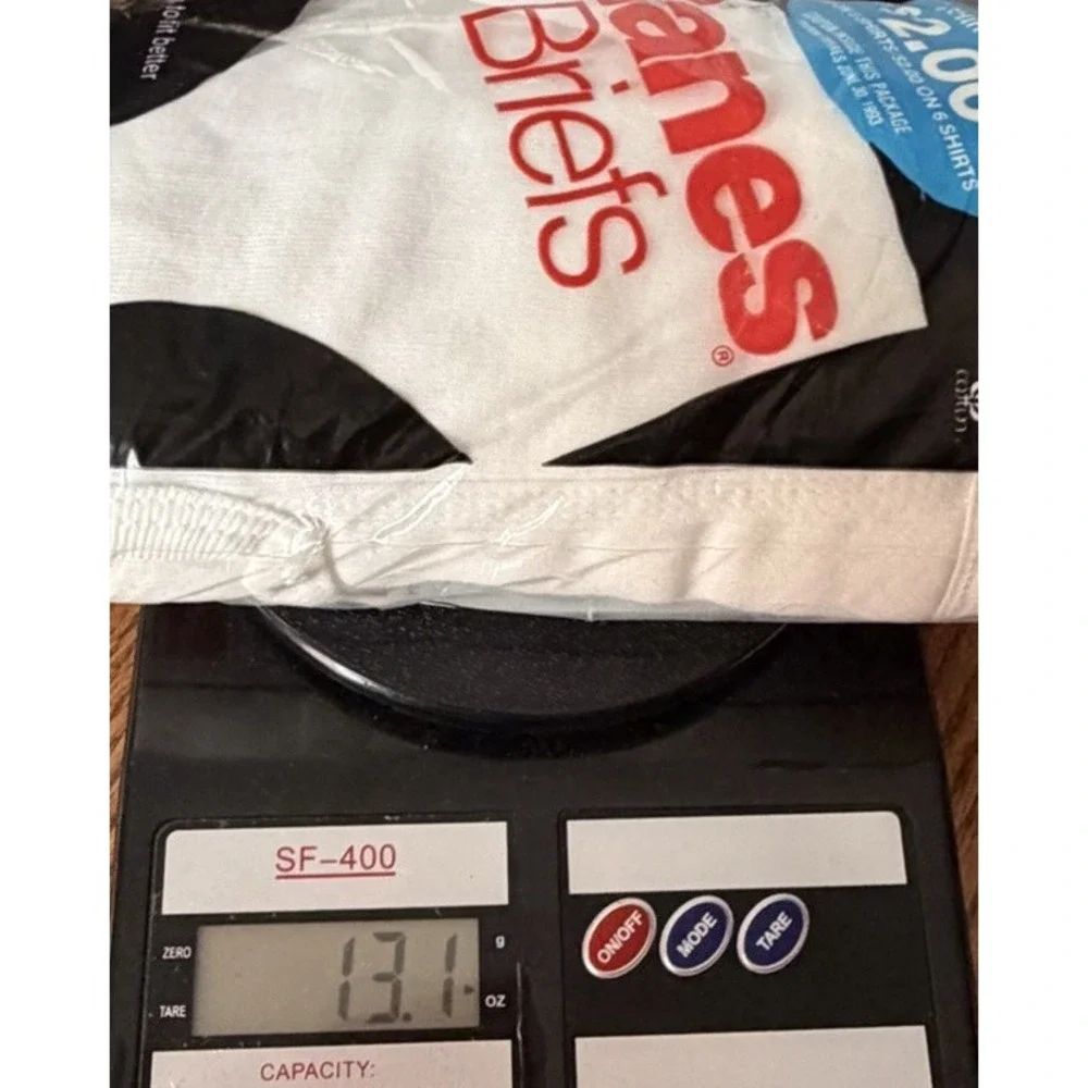 Vintage Hanes Men's Briefs White Size 34 6 pack Underwear Cotton 1990 NOS Sealed